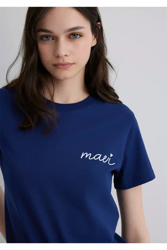 Logo Printed T-Shirt Semi Slim Fit - 2