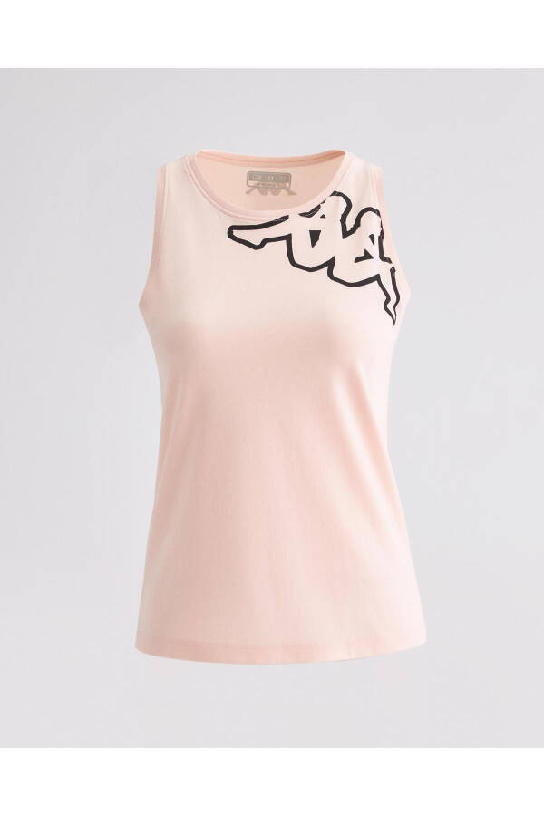 Logo Ropi W Women's Light Pink Oversize Fit Tank Top - 1