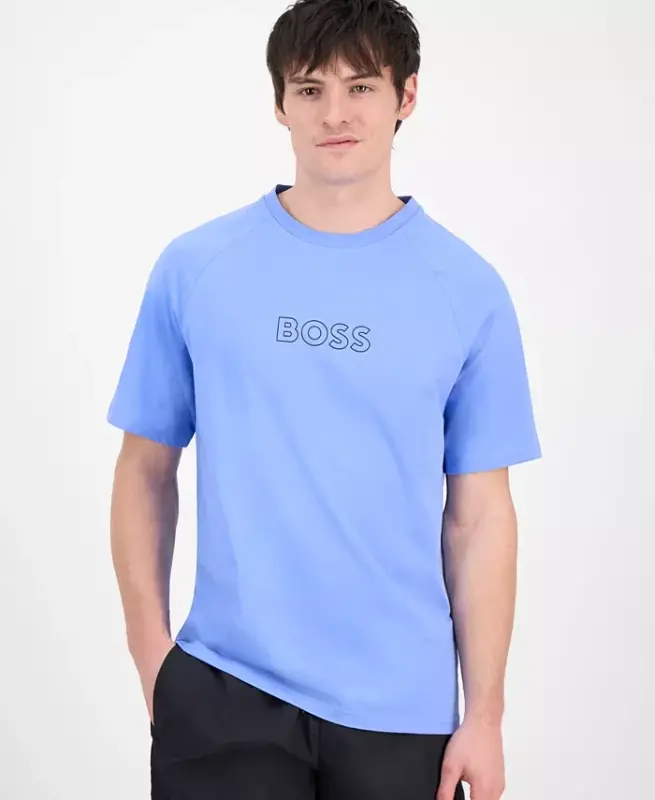 Logo T-Shirt, Created for Modazone-Brightblue - 1