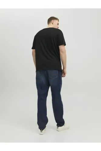 Logo T-Shirt- Plus Size- Black - 5