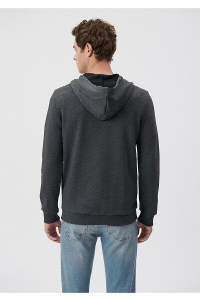 Logo Zip Hoodie Grey Sweatshirt 065582-29758 - 15