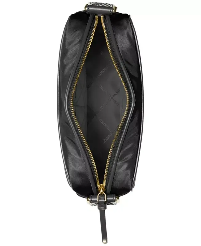 Michael Kors Logo Large Nylon Crossbody with Webbing Strap - Black - 2