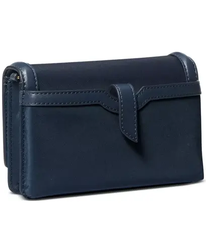 Logo Small Nylon Crossbody with Webbing Strap -Navy - 2