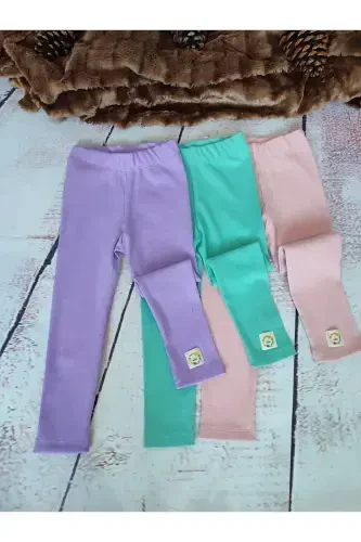 LoL Baby Series 3-Pack Ribbed Leggings with Tag Details - BABYELISCO (1)