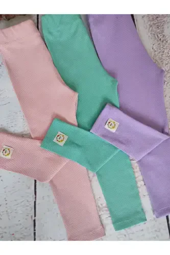 LoL Baby Series 3-Pack Ribbed Leggings with Tag Details - 4