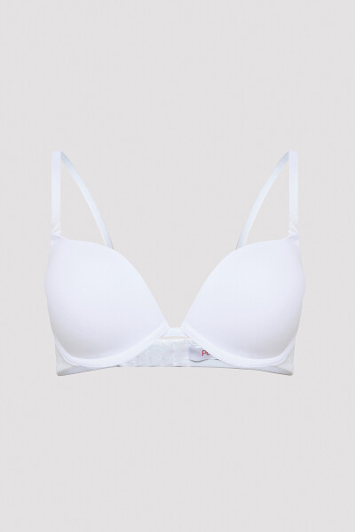 Lol Up Push Up Underwire White Bra - 12