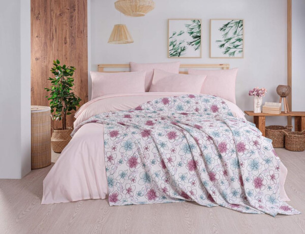 Lola Double Bed Quilt Set by Bedding World - 1