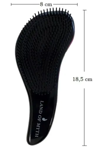 Lom1012 Dolaşık Saç Açma Tarağı, Yetişkin & Çocuklar Için Saç Düğüm Çözücü (PEMBE)-Pembe - 3