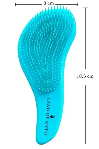 Lom11011 Detangling Hair Brush Hair Knot Remover for Adults & Kids - Blue-Blue - 3