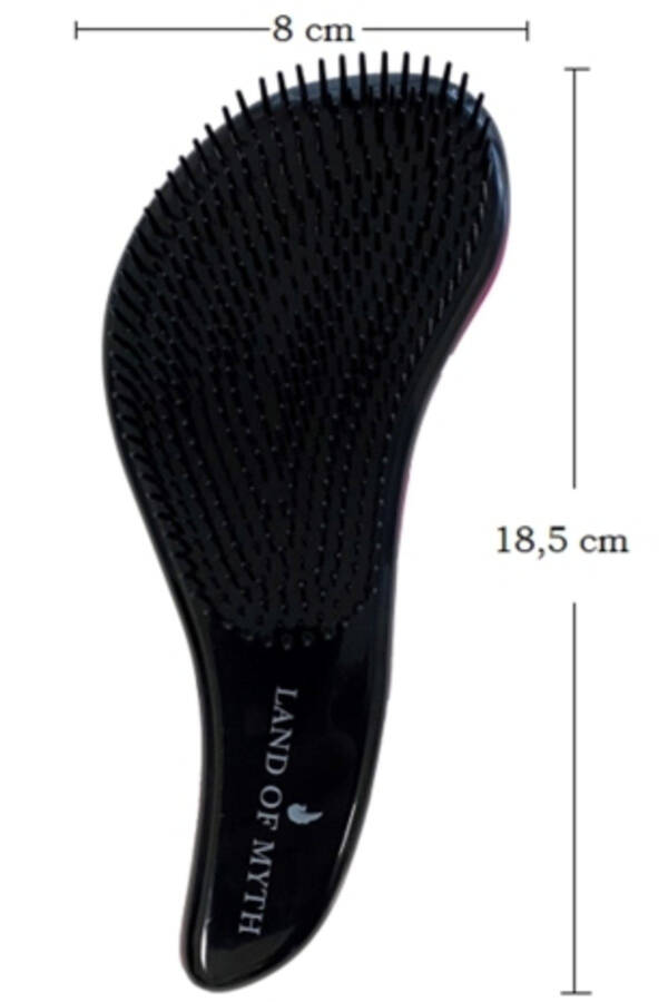 Lom11012 Detangling Hair Brush, Hair Knot Remover for Adults & Children (PINK) - 3