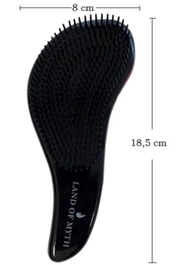 Lom11012 Detangling Hair Brush, Hair Knot Remover for Adults & Children (PINK) - 3