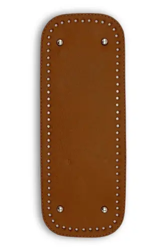 Long Bag Base Faux Leather 12cmx33cm Tan - Tan - SENSY (1)