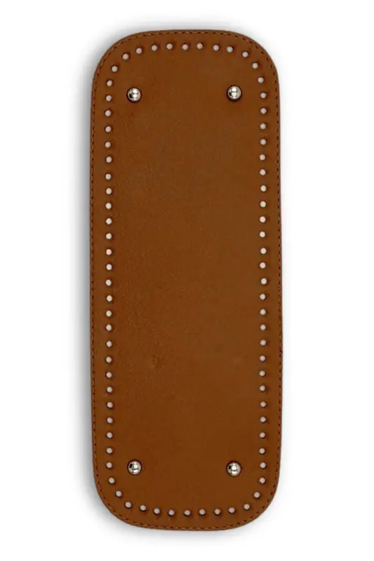 Long Bag Base Faux Leather 12cmx33cm Tan - Tan - 2