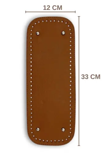 Long Bag Bottom Artificial Leather 12cmx33cm - 1