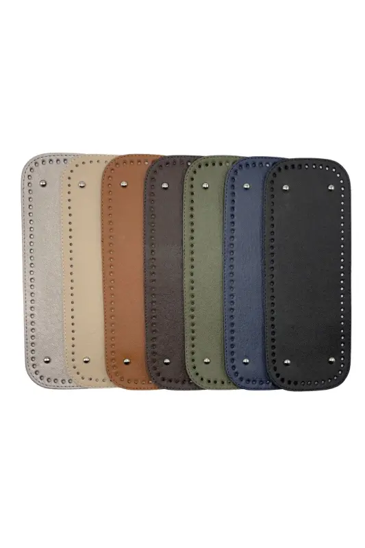 Long Bag Bottom Artificial Leather 12cmx33cm - 4