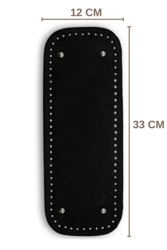 Long Bag Bottom Artificial Leather 12cmx33cm 