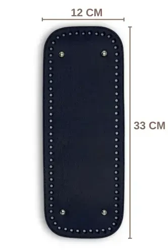 Long Bag Bottom Faux Leather 12cmx33cm - 5