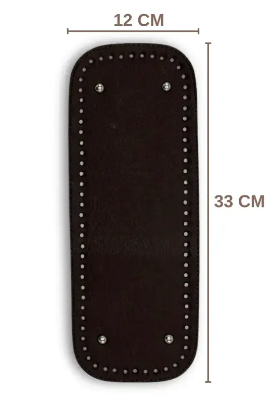 Long Bag Bottom Faux Leather 12cmx33cm - SENSY