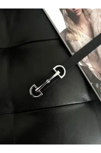 Long Buckle Thin Women's Belt, Jacket Belt, Shirt Belt, Dress Belt - 3