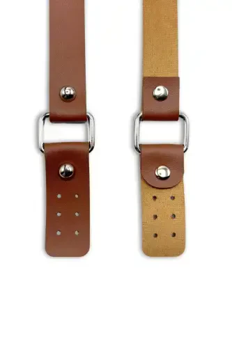 Long Double Leather Bag Handle 80 Cm - SENSY (1)