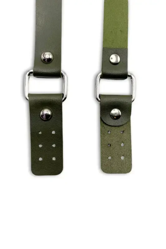 Long Double Leather Bag Handle 80 Cm - 2