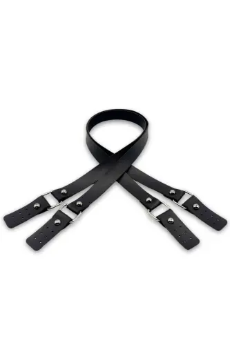 Long Double Leather Bag Handle 80cm 