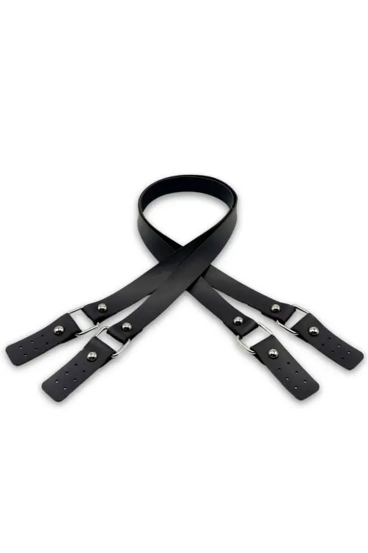 Long Double Leather Bag Handle 80cm - 1