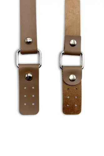 Long Double Leather Bag Strap 80 Cm - SENSY (1)