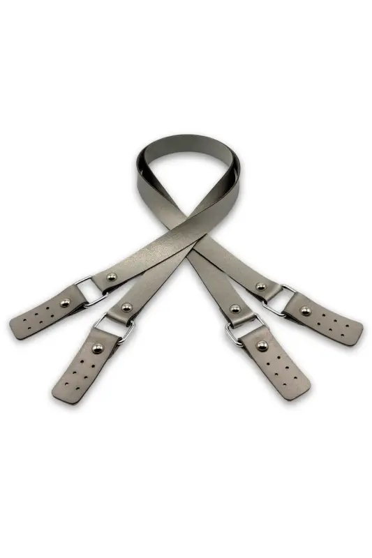 Long Double Leather Bag Strap 80cm - 1