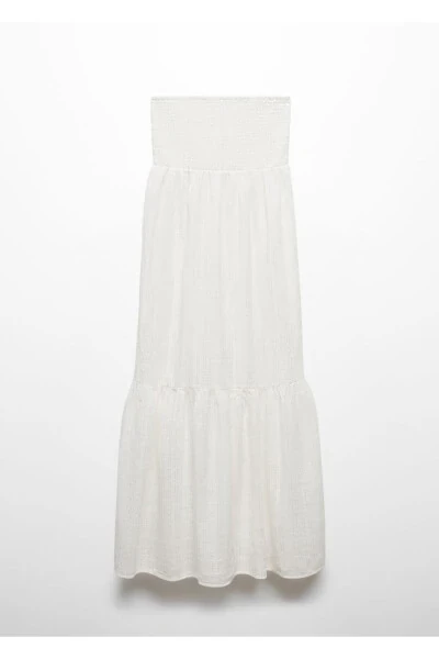 Long Dress with Lurex Fabric - 3