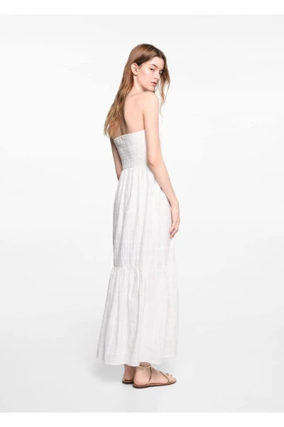 Long Dress with Lurex Fabric - 4