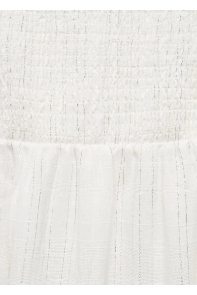 Long Dress with Lurex Fabric - 6