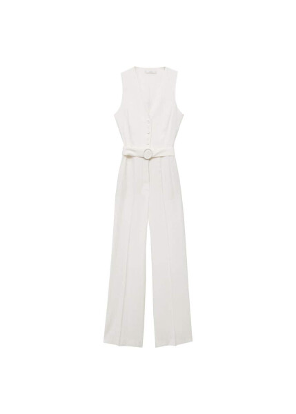 Long jumpsuit with a belt - 15