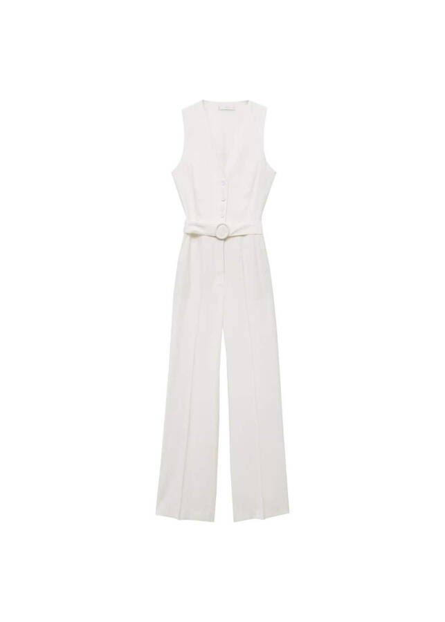 Long jumpsuit with a belt - 15