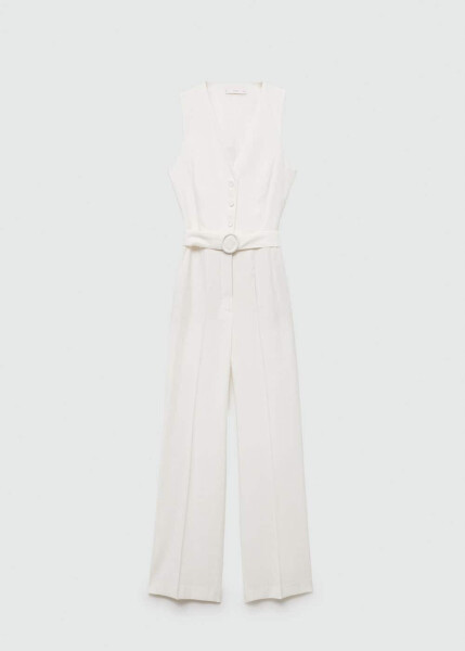 Long jumpsuit with a belt - 16