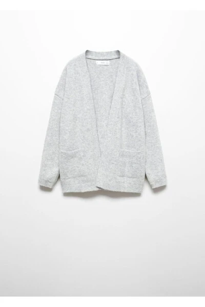Long Knitted Cardigan - MANGO KIDS