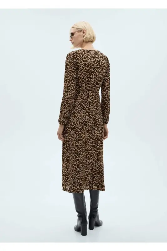 Long leopard dress - 4
