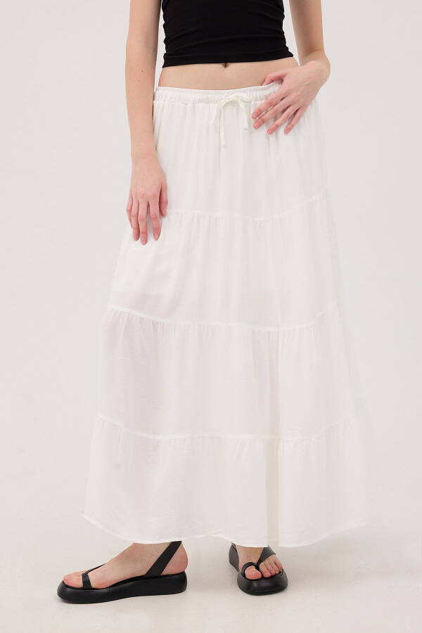 Long Skirt with Elastic Waist and Lining E16250-E10 - 6