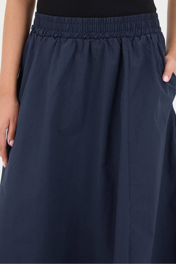 Long Skirt with Elastic Waist and Pockets E13751-L3 - 2