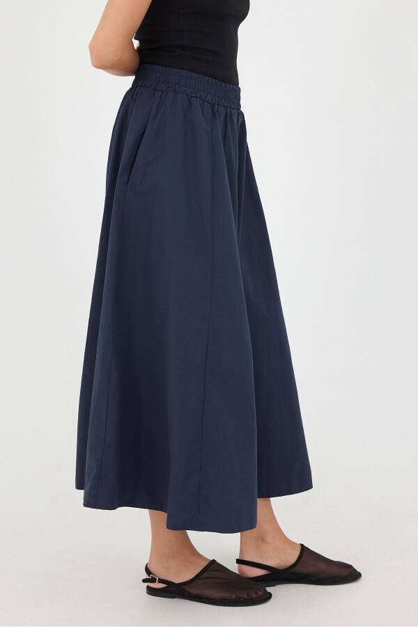 Long Skirt with Elastic Waist and Pockets E13751-L3 - 3
