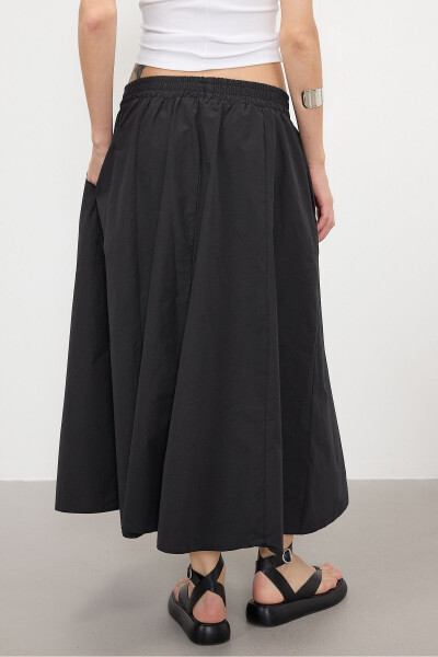 Long Skirt with Elastic Waist and Pockets E13751-L3 - 5