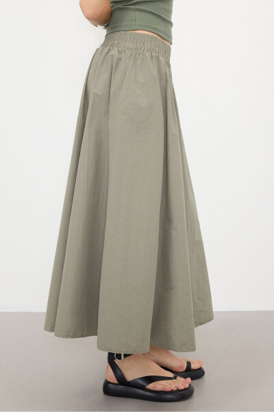 Long Skirt with Elastic Waist and Pockets E13751-L3 - 6