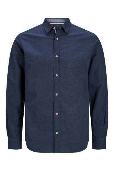 Long Sleeve, 100% Cotton Shirt - JACK & JONES