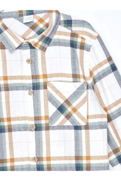 Long Sleeve Baby Boy Plaid Shirt - LC WAIKIKI (1)