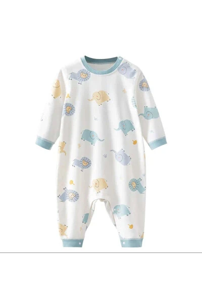 Long Sleeve Baby/Toddler Jumpsuit-Pajamas-Overall, 100% Organic Cotton, All Seasons, 3-4 Years - NAYNES