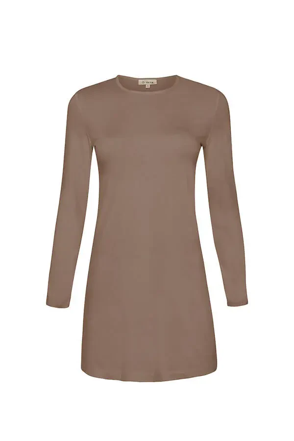 Long Sleeve Bike Neck Tunic - 1