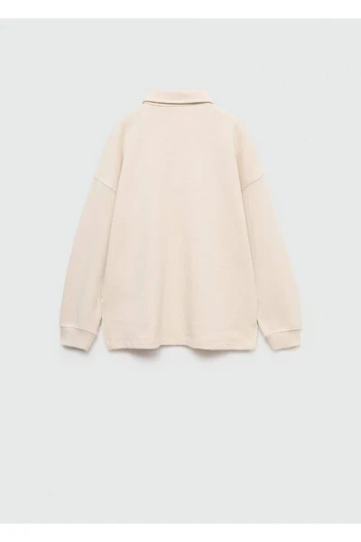 Long sleeve cotton polo shirt - 4