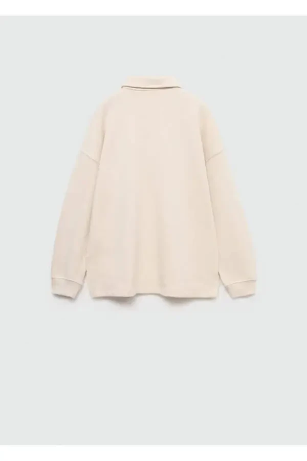 Long sleeve cotton polo shirt - 4