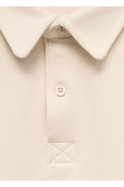 Long sleeve cotton polo shirt - 5