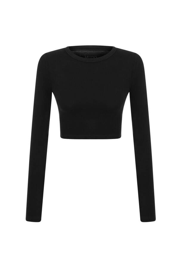 Long Sleeve Crop Top - 16